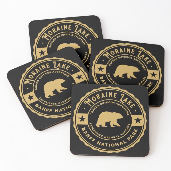 Item preview, Bear Camping Hiking Moraine Lake Alberta Canada designed and sold by CattlettArt.