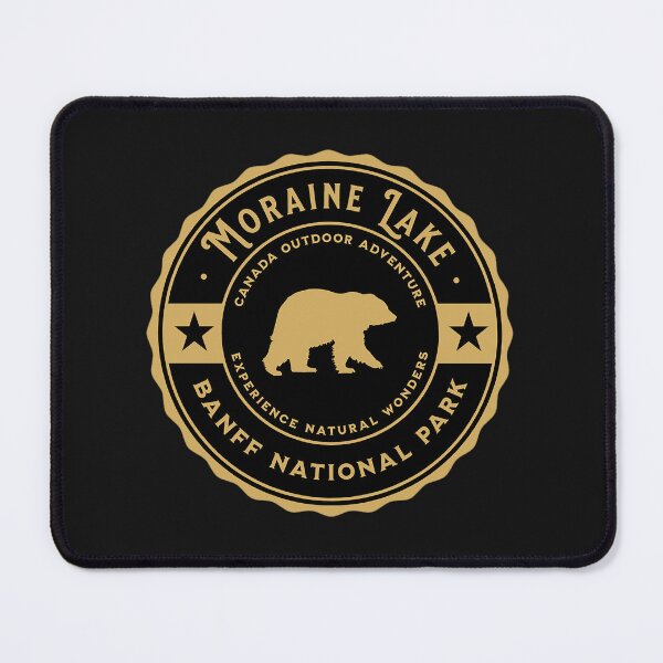 Item preview, Bear Camping Hiking Moraine Lake Alberta Canada designed and sold by CattlettArt.