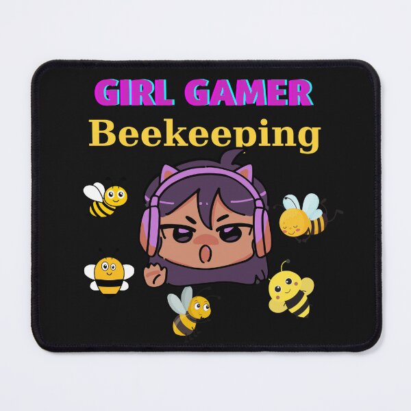 Item preview, Cute Girl Gamer Beekeeping- designed and sold by MadLeader.