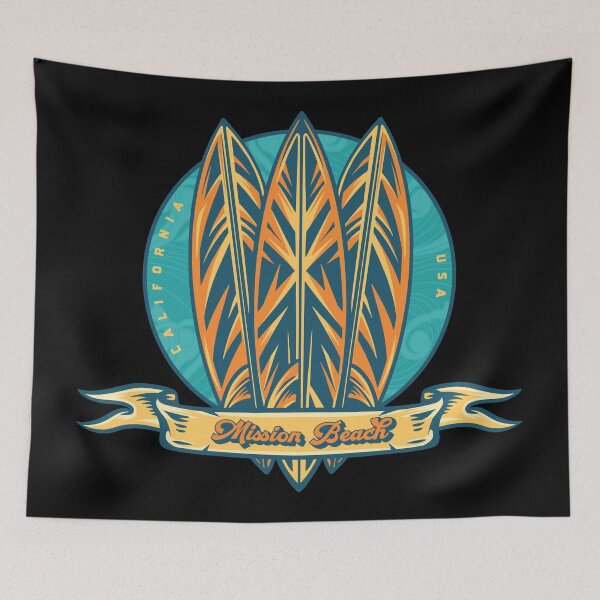 Item preview, Mission Beach Surf Banner designed and sold by LanikaiBeach.