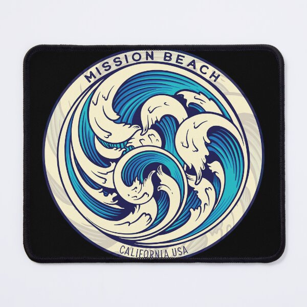 Item preview, Mission Beach Waves designed and sold by LanikaiBeach.