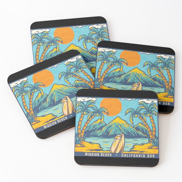 Item preview, Mission Beach Palm Mountains designed and sold by LanikaiBeach.