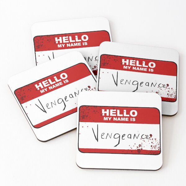 Item preview, "I'm Vengeance" name tag designed and sold by CazzoTheArtist.
