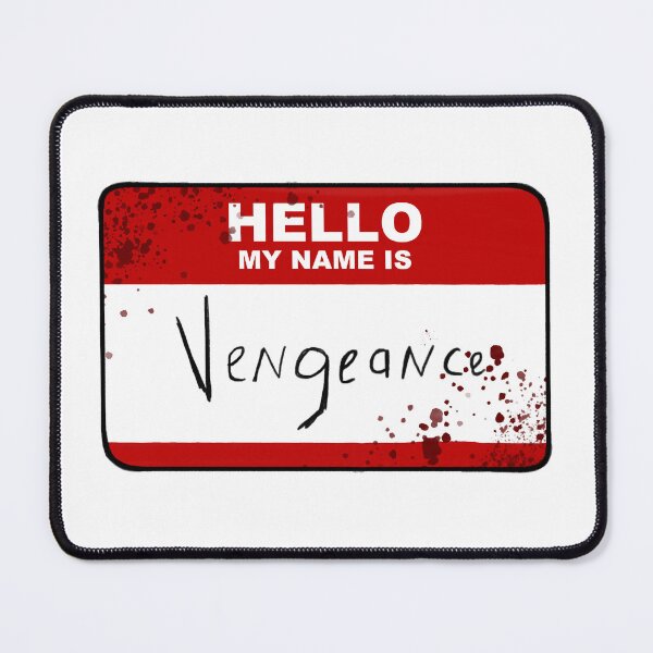 Item preview, "I'm Vengeance" name tag designed and sold by CazzoTheArtist.