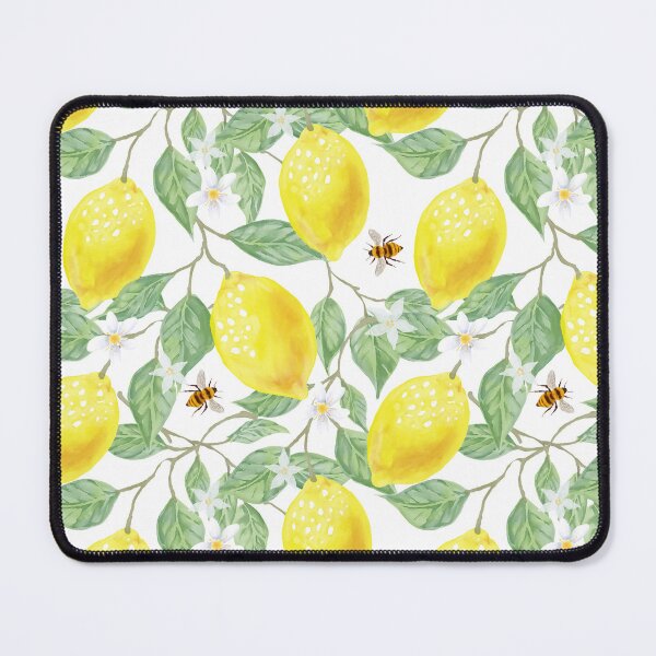 Item preview, Watercolor Lemon Fruit, Lemon Blossom and Bees designed and sold by silviaol.
