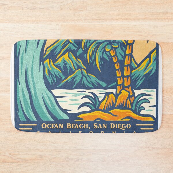 Item preview, Ocean Beach San Diego Palm Sun designed and sold by LanikaiBeach.