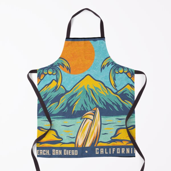 Item preview, Ocean Beach San Diego Palm Mountains designed and sold by LanikaiBeach.