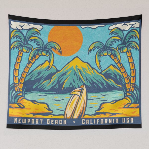 Item preview, Newport Beach Palm Mountains designed and sold by LanikaiBeach.