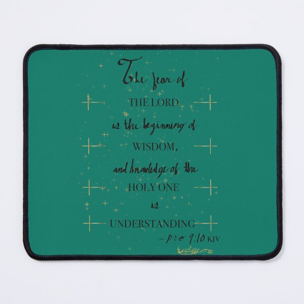 Item preview, Proverbs 9:10 KJV designed and sold by evinearts.