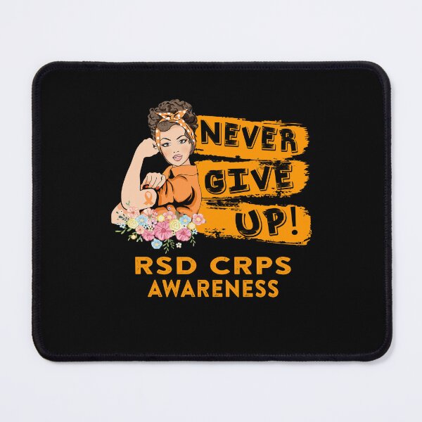 Item preview, RSD CRPS Warrior - Never Give Up! - Support RSD CRPS Warrior Gifts designed and sold by whlrcheryl.