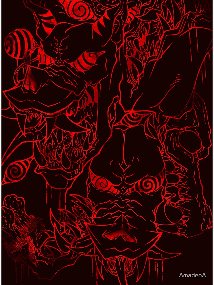 "Demon Dogs" Sticker for Sale by AmadeoA Redbubble