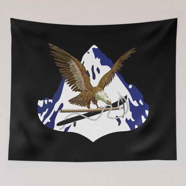 Item preview, Eagle with Mountaineering Equipment designed and sold by Military Insignia Products.