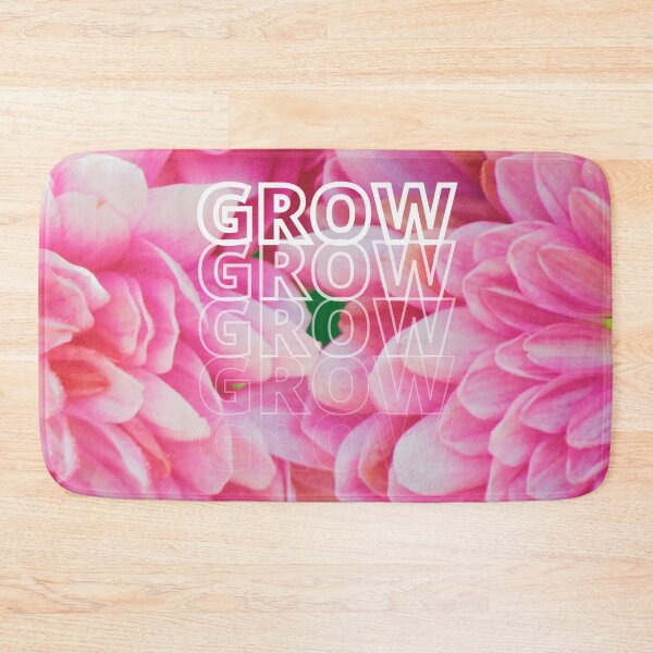 Item preview, GROW (above) - Flirty Pink Flowers designed and sold by AliceSLee.