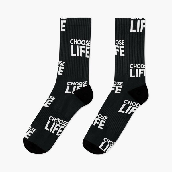 Item preview, Choose life classic quot white on black extra bold type designed and sold by WordStruggle.