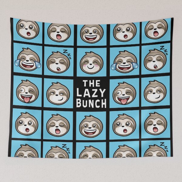 Item preview, THE LAZY BUNCH Funny Sloth  designed and sold by pablomendoza.