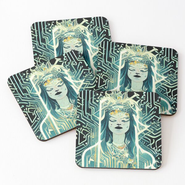 Item preview, Cyber Goddess Athena designed and sold by Quantum Sheep.