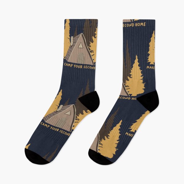 Item preview, Make Camp Your Second Home hiker camping camper outdoors nature designed and sold by Giichi10.