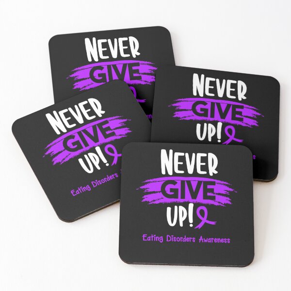 Item preview, Eating Disorders Warrior - Eating Disorders Awareness - Never Give Up! designed and sold by Robbsyn.