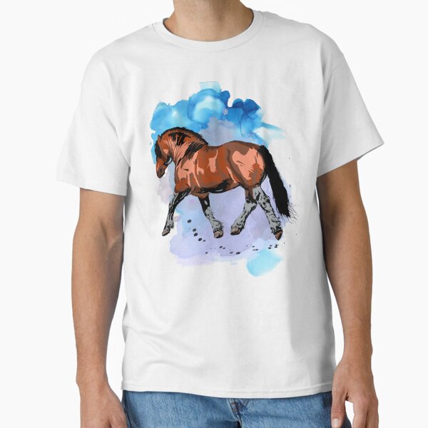 Aperçu de l'œuvre Cheval de trait bai créée et vendue par Dreaminkedart.