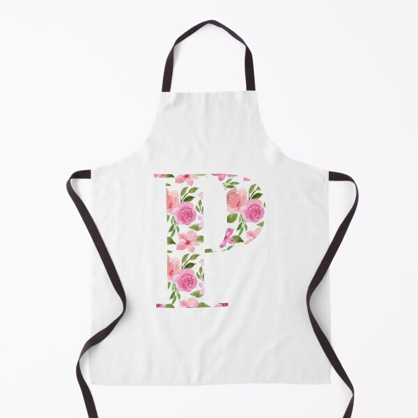 Item preview, Watercolor Pink Roses Floral Monogram Letter P designed and sold by silviaol.