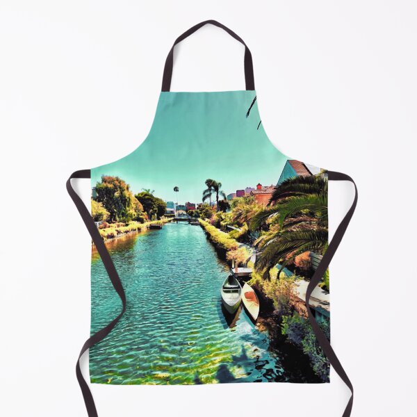 Item preview, Boats on the Venice California Canal designed and sold by LeylaNovini.