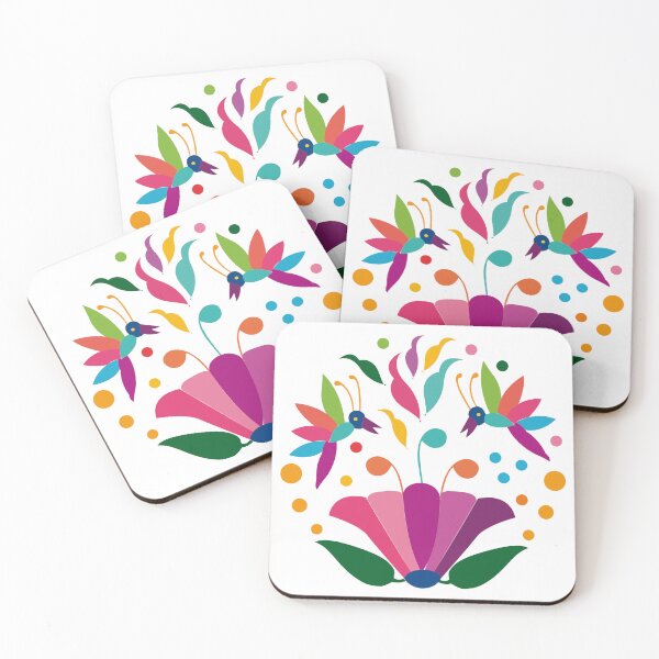 Item preview, Mexican Otomí Floral Composition by Akbaly designed and sold by Akbaly.