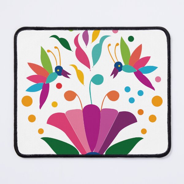 Item preview, Mexican Otomí Floral Composition by Akbaly designed and sold by Akbaly.