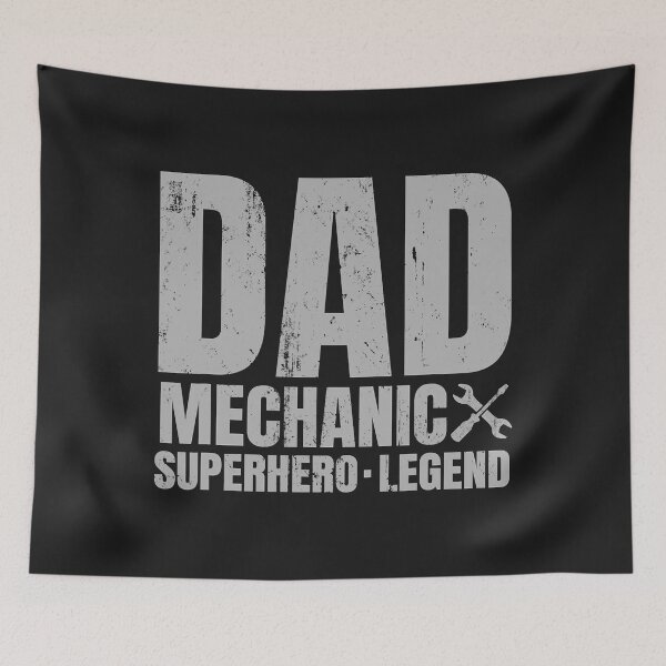 Item preview, Dad Mechanic Superhero Legend designed and sold by GunillaBlau.