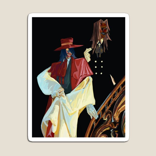 Item preview, Integra and Alucard Leyendecker Painting  designed and sold by tanjerin-burgr.