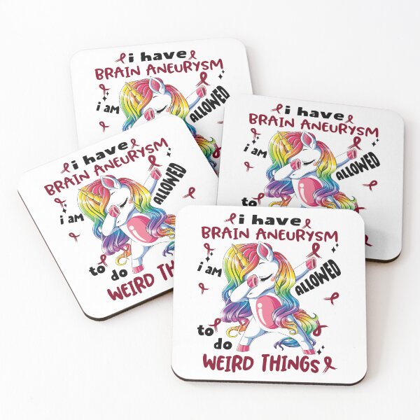 Item preview, Brain Aneurysm Awareness Funny I have Brain Aneurysm i'm allowed to do Weird Things! designed and sold by JanetShop809.