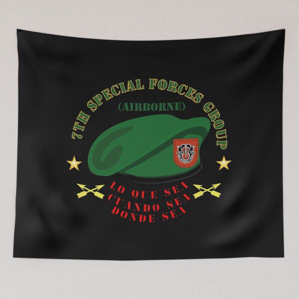 Item preview, Emblem - SOF - 7th SFG Beret - Spanish designed and sold by Military Insignia Products.