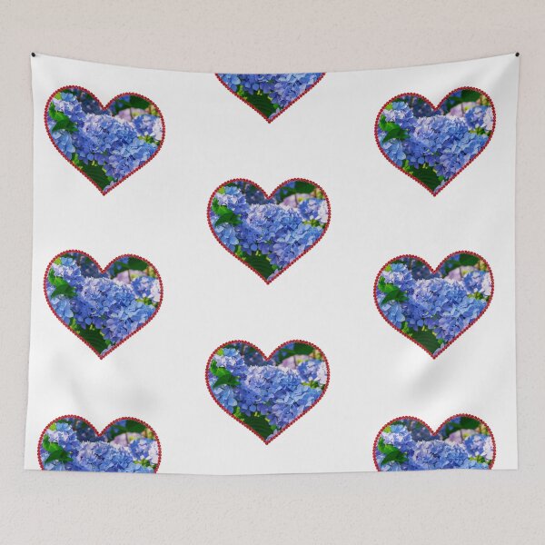 Item preview, Cute Hydrangea Flower Heart designed and sold by silviaol.
