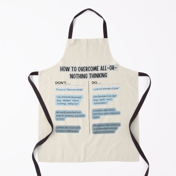 Item preview, How to overcome all or nothing thinking designed and sold by ThoughtJumble.
