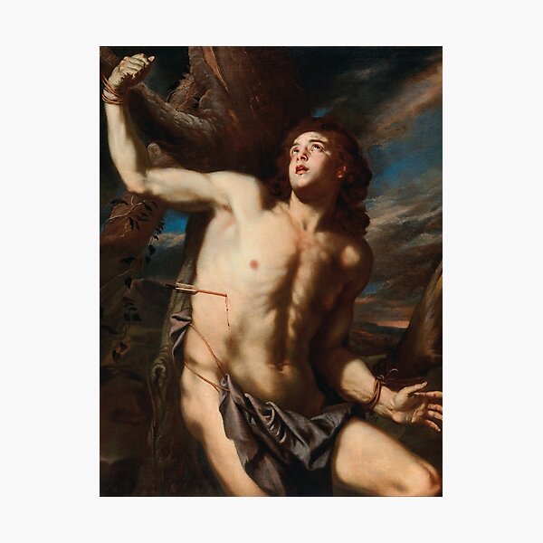 Item preview, Saint Sebastian | Nicolo De Simone | 1651 Renaissance Christian Art designed and sold by CJET.