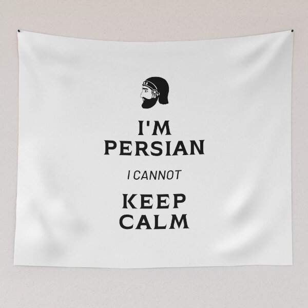 Artikelvorschau, Ich bin Perser, ich kann nicht ruhig bleiben – persischer (iranischer) Witz entworfen und verkauft von Persian Pride Official.