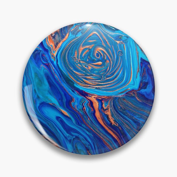 Item preview, Acrylic Pour Deep Sea Turbulence designed and sold by Elisabeth Lucas.