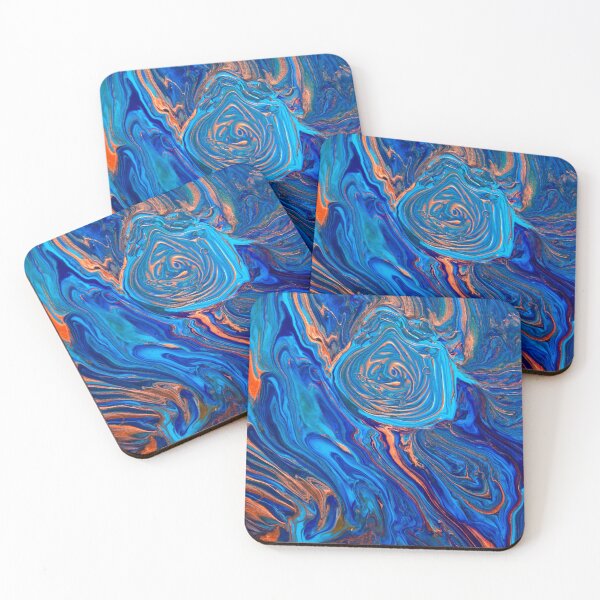Item preview, Acrylic Pour Deep Sea Turbulence designed and sold by Elisabeth Lucas.