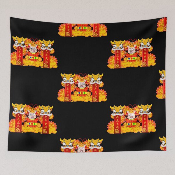 Artikelvorschau, CNY FORTUNE PIGGY'S YEAR OF THE TIGER SEGEN entworfen und verkauft von SarahPayn58215.