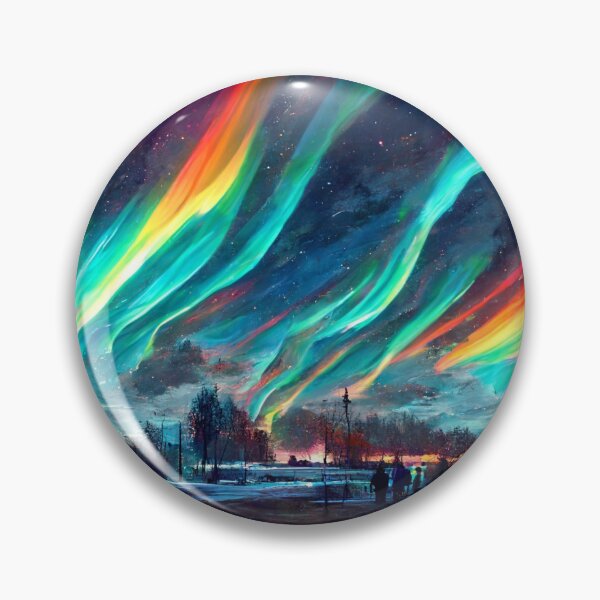 Item preview, Rainbow Northern Lights 1 designed and sold by PoisonBivy.