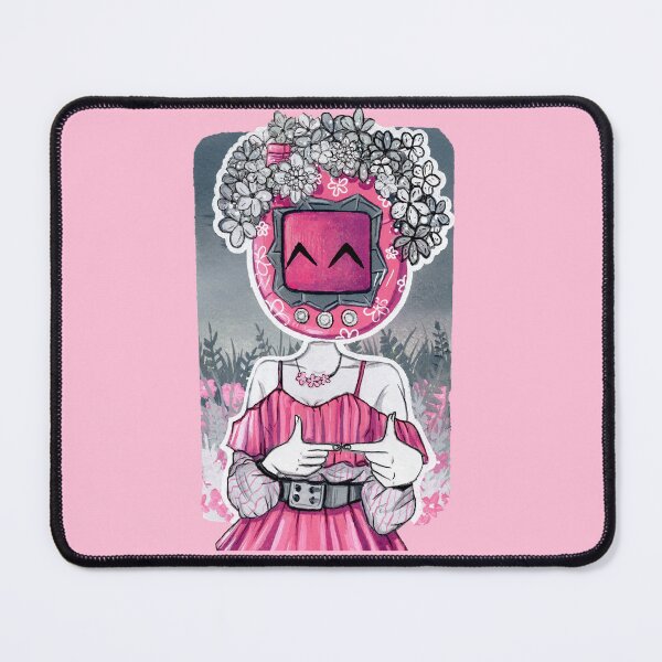 Item preview, Cute Tomagatchi Gaming Head Gouache Painting designed and sold by Abigaillynnarts.