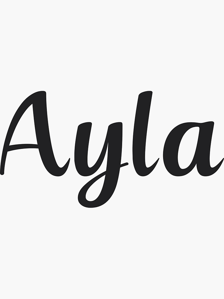 "Ayla" Sticker for Sale by 99Posters Redbubble