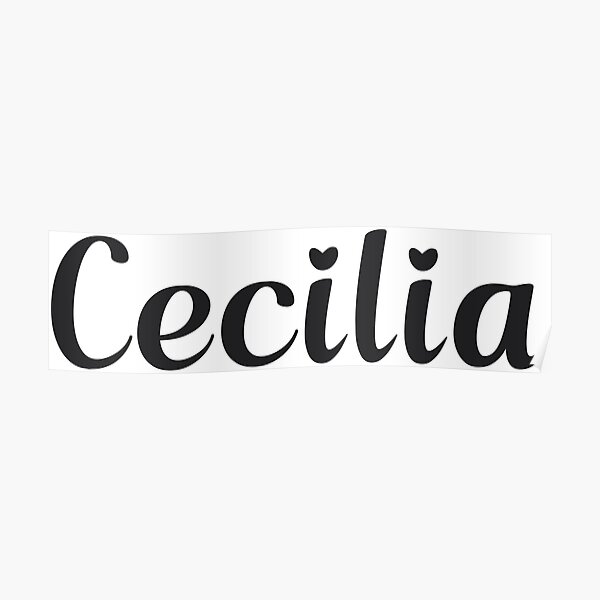 "Cecilia" Poster for Sale by 99Posters Redbubble