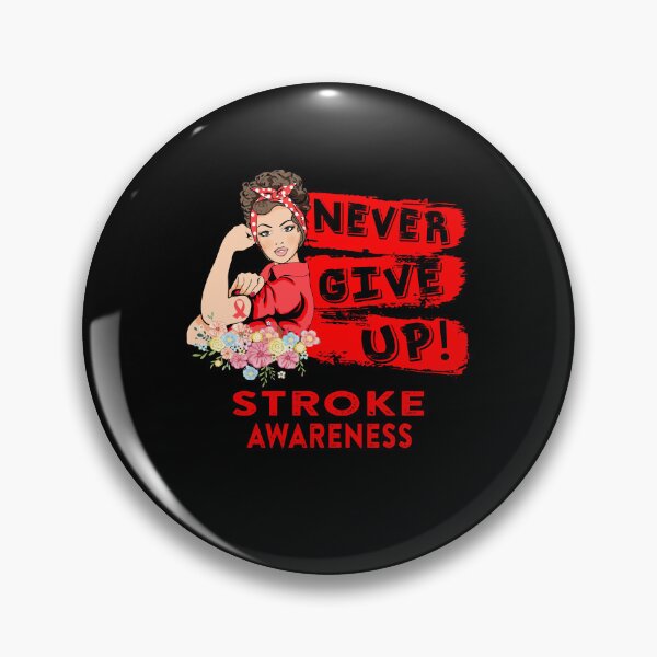 Artikelvorschau, Stroke Warrior - Gib niemals auf! - Support Stroke Warrior Geschenke entworfen und verkauft von whlrcheryl.