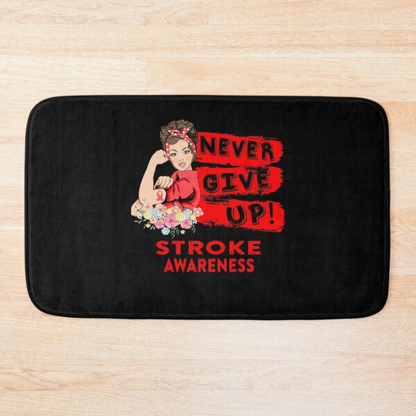 Item preview, Stroke Warrior - Never Give Up! - Support Stroke Warrior Gifts designed and sold by whlrcheryl.