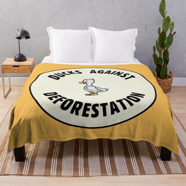 Item preview, Ducks Against Deforestation - Land Conservation designed and sold by Picket Club.
