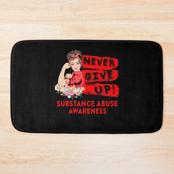 Item preview, Substance Abuse Warrior - Never Give Up! - Support Substance Abuse Warrior Gifts designed and sold by whlrcheryl.