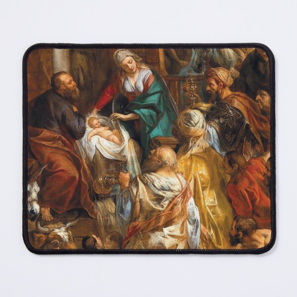 Item preview, The Adoration of the Magi | Jacob Jordaens | 1657 Renaissance Gospel Biblical Art designed and sold by CJET.