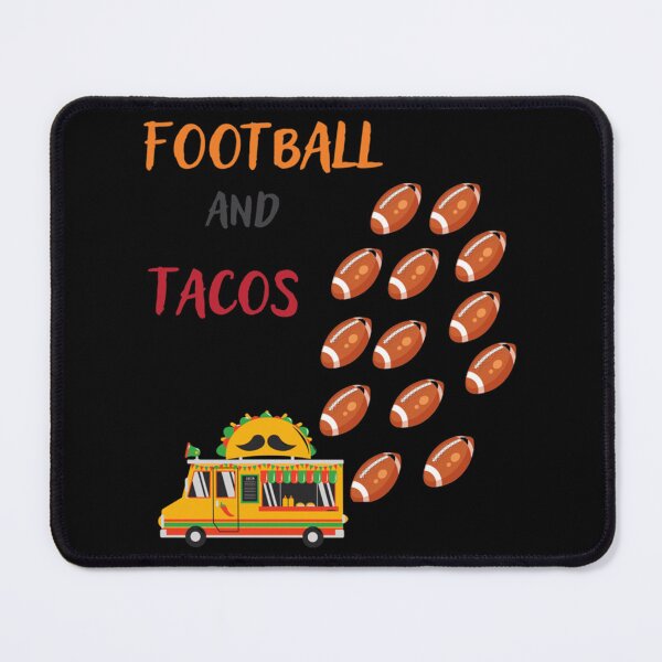 Item preview, Football And Tacos Fitted T-Shirt designed and sold by clarepaulaji64.