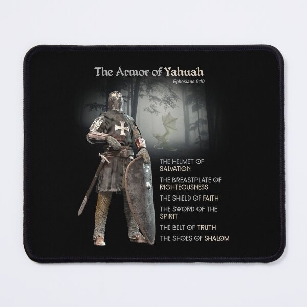Item preview, Armor of Yahuah (God) - Against the Devil Dragon - Christian Verse For Tshirt designed and sold by Narrow-Path.