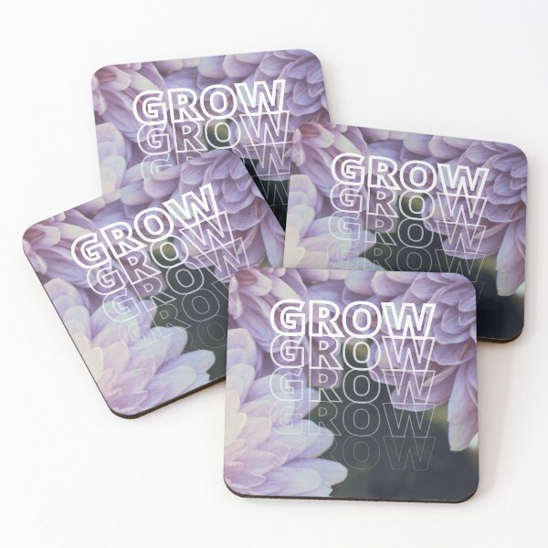 Item preview, GROW (above) - Chill Purple Flowers designed and sold by AliceSLee.